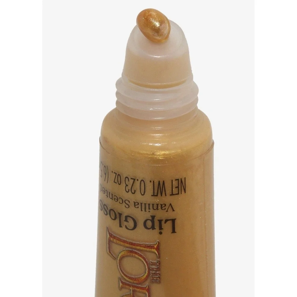 NEW The Lord‎ Of The Rings Gold Lip Gloss Vanilla Scent Key Chain & Charms